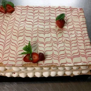 gâteau aux fraises